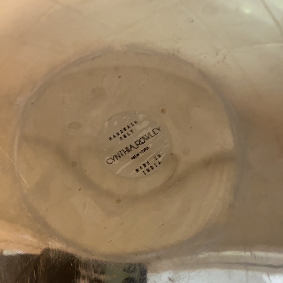 Cynthia Rowley metal display bowl - Picture 5 of 5